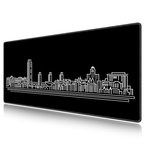 Gamer tapis de souris XXL grand format noir 800x400 pour clavier PC