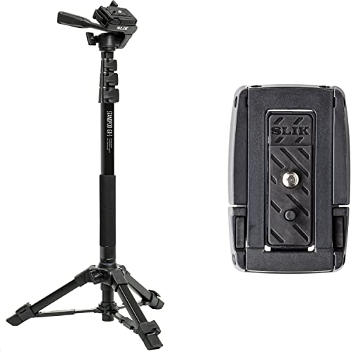 一眼レフ用スタンド SLIK GMS三脚セット Amazon | SLIK スマホ自立一脚 スタンドポッド GX-S with One