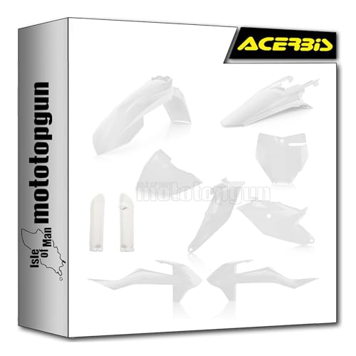 Kit cache carenage blanc Acerbis 0022933.030 pour moto KTM SX 85 2018