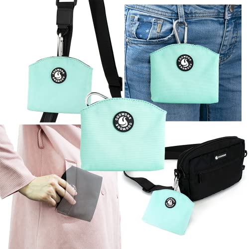 COOWONE Leckerli-Tasche mit magnetischer Öffnung für Hündchen-Leckerli-Snack-Taschen Hundeleckerli-Trägerhalter mit Clip (blau)