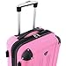 Travelers Club Chicago Hardside Expandable Spinner Luggages, Hot Pink, 20