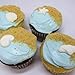 Oasis Supply Seashells and Starfish Sugar Decorations, Cupcake Toppers, 12 Count