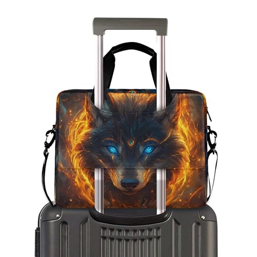 Maletín para portátil ALAZA Magic Wolf de 13 a 15.6 pulgadas miniatura 3
