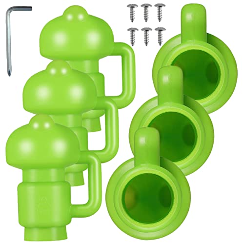 GRIRIW 1Set Professional Trampoline Parts Durable Frog End Caps for Trampoline Rods Easy to Install Trampoline Supplies for Use