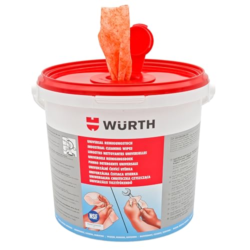 Würth 089090090 Universal Reinigungstücher 90 Stück, Blau