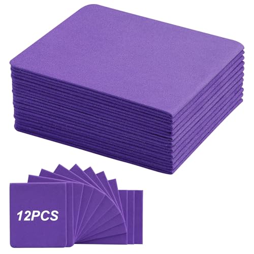 Image of TiMOVO Trading Card Dividers for Commander Deck Boxes with Built-in Slots, 12 PCS Card Supporters Separator for MTG TCG Sports Cards Organizer Box, 2.91x3.35in, Purple
