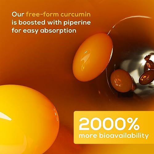 𝗪𝗜𝗡𝗡𝗘𝗥 𝟮𝟬𝟮𝟯* Turmeric Gummies For Adults, Turmeric Curcumin, Black Pepper, Ginger Root - Turmeric Vitamin Supports Absorption, Joints And Immune System, Vegan, 60 Ginger Turmeric Gummies #TOP3