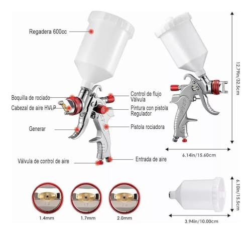 Consejos y reviews para comprar Pistola antigravilla los preferidos por los clientes. 20 Imagen adicional