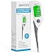 【New Version】Thermometer for Fever, 8 Seconds Fast Reading Waterproof Digital Medical Oral Thermometer with Fever Indicator, Best Accurate Rectal Armpit Thermometer for Baby Kids and Adults