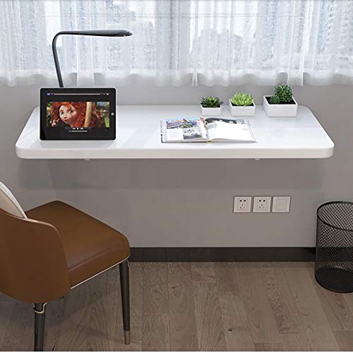 Bureau mural pliable multifonctionnel pour chambre et cuisine - 4