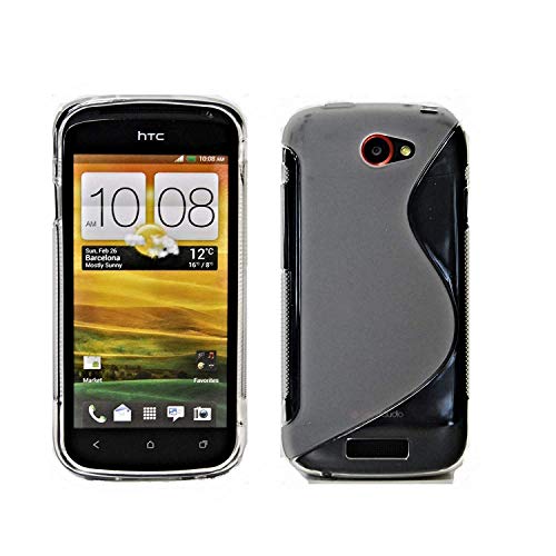 TPU Étui en Silicone Compatible avec HTC One S Silicone Housse de Protection Sacoche Coque Transparent