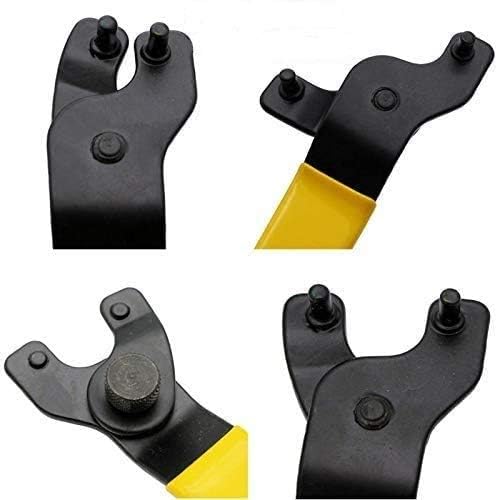 Neel Saanjh Adjustable Pin Key Spanner Wrench, Y-Type Pin Spanner with Durable Plastic Handle, Adjustable Lock-Nut, Convenient Tool for Workshop, Perfect for Professional Mechanics, Technicians,190mm