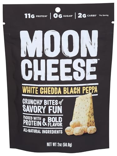 MOON CHEESE White Cheddar Black Pepper Cheese Snack, 2 OZ