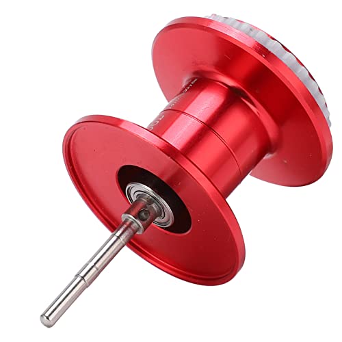 Gavigain Metal Fishing Reel Spare Spool Fluent Rotation Line Spool Accessories Red Double Brake Water Drop Wheel