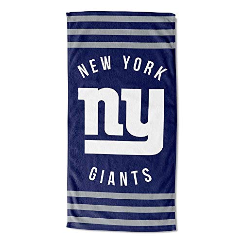 Image of Northwest NFL New York Giants Unisex-Adult Beach Towel, 30 inch x 60 inch, Zone Read