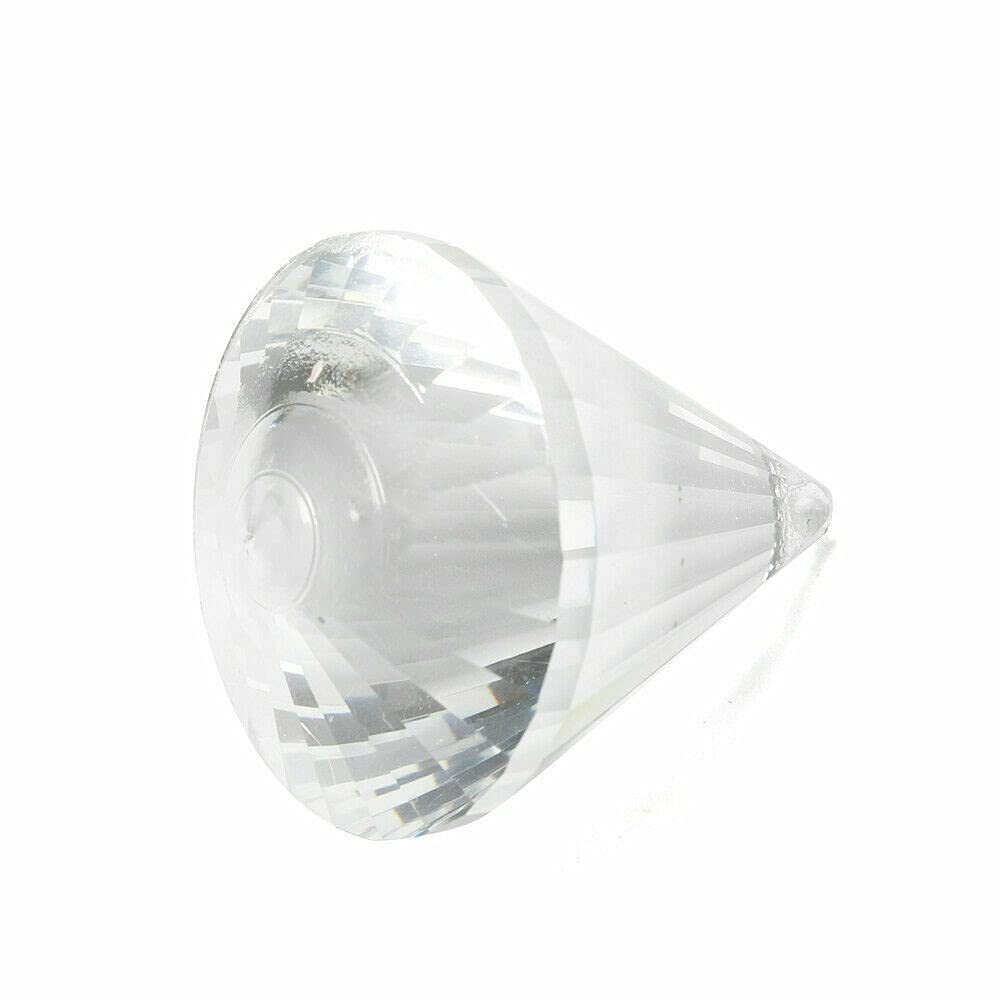 Futchoy Lampadario moderno rotondo a LED con cristallo lampada a sospensione con telecomando E27 5 teste lampada a sospensione per soggiorno, camera da letto, sala da pranzo