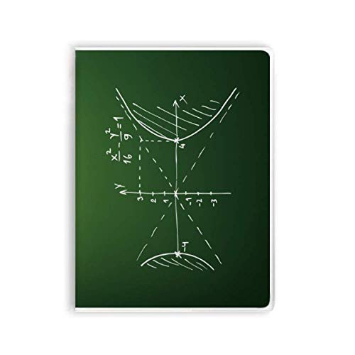 Carnet de notes courbe hyperbolique cadeau original pour prof de math