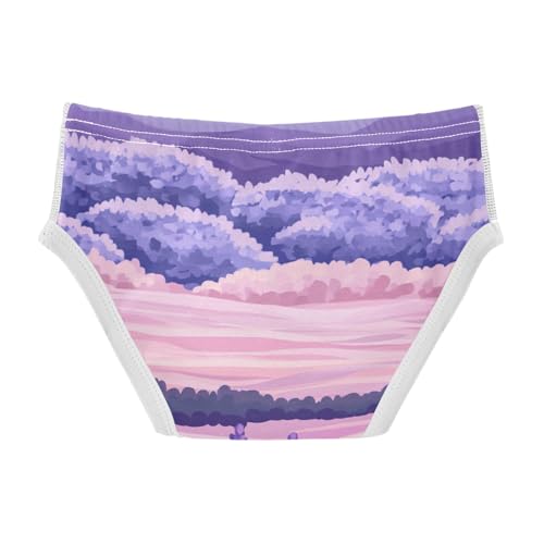 KLL Lavender Field Toddler Boy Pure Cotton Underwear Cute Children Panties2