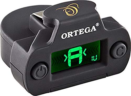 ORTEGA Accordeur rosace chromatique – surface caoutchoutée- noir (OCST-1BK) - Les Beatles, Paul McCartney, John Lennon, RIngo Starr, George Harrison ORTEGA Accordeur rosace chromatique - surface caoutchoutée- noir (OCST-1BK)