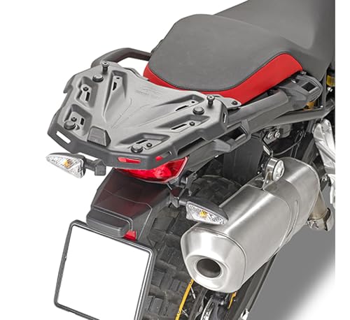 Givi top case monolock 45 litres pour ranger deux casques facilement sur votre trail BMW f 750 gs