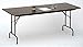 Correll Folding Table with Melamine Top - 72X18 - Medium Oak