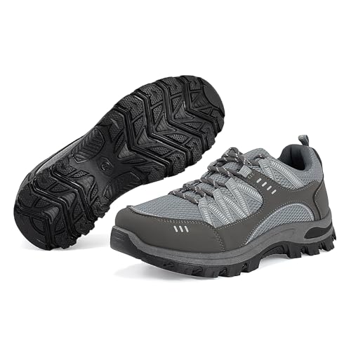 Imagen de JOMIX Zapatillas Trekking Hombre Zapatos de Trekking y Senderismo Deportivas Ligeras y Transpirables Calzados Urbanos Antideslizantes para Montaña y Uso Diario MOS250648 Gris 43