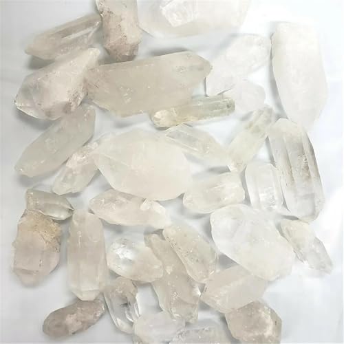 Cuarzo blanco natural de 3-5 cm en columnas de puntas de cristal para decoración de hogar 7