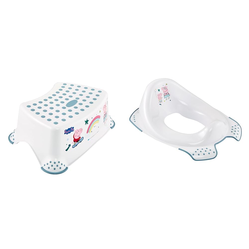 keeeper Peppa Wutz Kids Set 2tlg.: Tritthocker und Toilettensitz, weiß