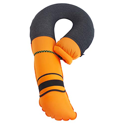 HI SUYI Oreiller de Voyage Gonflable en Avion et Train Coussin de Voyage avec Masque de Sommeil de Voyage et Sac de Transport, Repose Tête en Soutien Latéral Cover