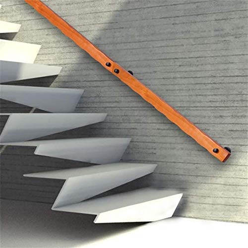 Main courante d'escalier en bois contre les chutes pour sécuriser la descente - 2