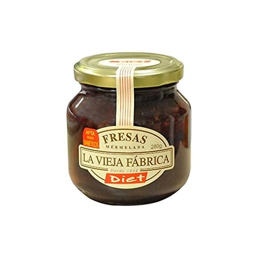 Vieja Fábrica - Diet - Mermelada de Fresa sin azúcar - 280 g