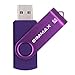 SIMMAX Clé USB 64 Go Mémoire Stick USB 2.0 Flash Drive Rotation Stockage Disque Pendrive (64Go Violet)