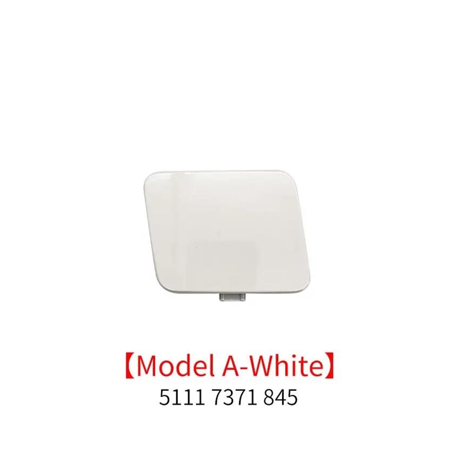 per B&MW F34 MCar Paraurti Anteriore Gancio Traino Tappo Copertura Nero per B&MW Serie 3 320 328 330 335i GT 2013-2020 51118061552 51117371845 Copertura per Gancio Traino(Model A White)