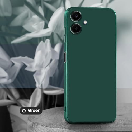 Image of Back Cover for Samsung Galaxy A06 4G / A06 5G | Full Camera Protection | Premium Liquid Silicon Case | Flexible Bumper Case for Samsung Galaxy A06 4G / A06 5G (Green)