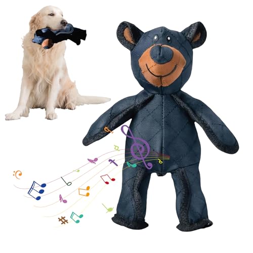 Generic Unbreakable Bear Dog Toy, Indestructible Dog Chew Toy, Large Breed, Blue-1PC