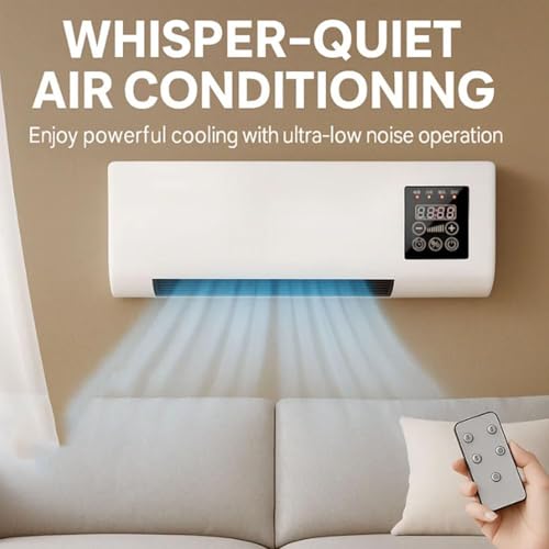 Ventilador de pared sin conductos 2000W para acabar con el ruido y el espacio reducido 4