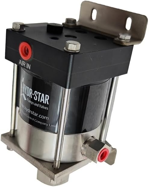 1pc AHP03-1S-220 Max 25000psi Pneumatic High Pressure Hydro Pistion Pump Air-Driven Liquid Pump Similar Water Pump