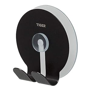 Tiger Zelfklevende Haak Twin, Zwart