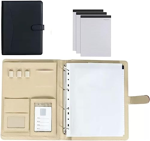 Carnet A4 classeur de tri CV avec rangement documents entretiens d'embauche