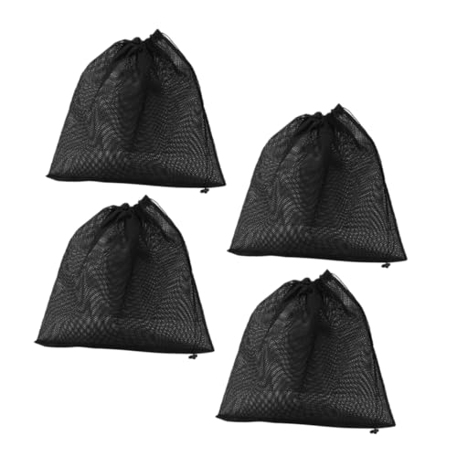 HOUDERCO 4pcs Pump Bags with Drawstring for Outdoor and Aquarium Use Water Pump Protection Easy to Clean