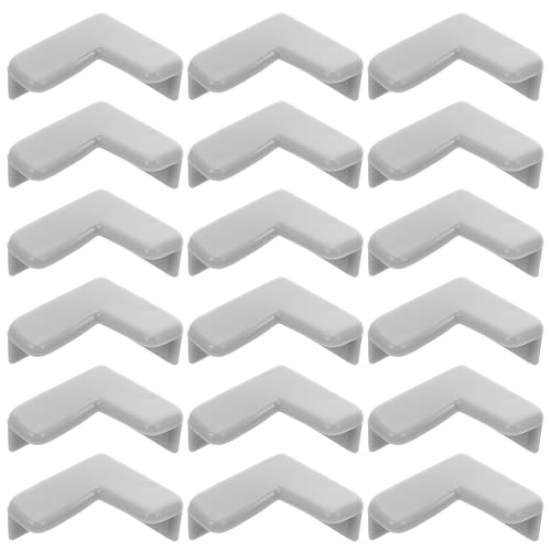 Image of NUOBESTY Silicone Corner Protectors 20Pcs Baby Proofing Edge Guards Toddler Safety Table Furniture Bumpers Indoor Crash Protection