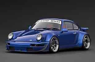 1／18ミニカー イグニッションモデル　ポルシェRWB964ライトブルー【新品】 1／18ミニカー イグニッションモデル ポルシェRWB964ライト