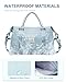 BAGAIL Travel Duffel Bag, Weekender Bags for Women, Overnight Gym Carry On Tote Bag with Wet Pocket, Hospital Mom Bag for Labor and Delivery - Light Blue