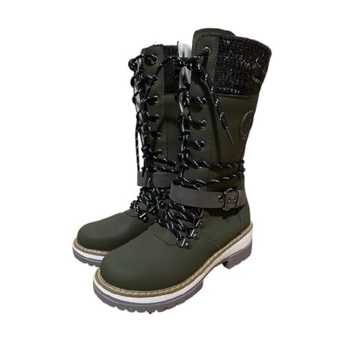Bottes de neige résistantes avec isolation thermique pour femme