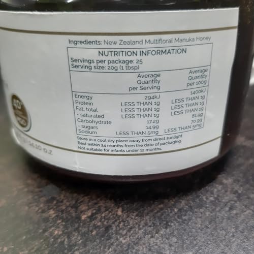 Image of Badri Manuka Honey | Multifloral 40+ MGO, 400gm | 100% Natural | Pure Organic Raw Unprocessed Honey | Harvested in New Zealand