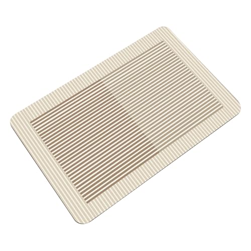Alfombra de ducha absorbente de agua, suave, antideslizante, para uso doméstico