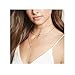 Produktbild IYOU Fashion Layered Halskette Gold Kristall Münze Anhänger Kette Kreuz Halsketten Choker Schmuck für Damen und Mädchen