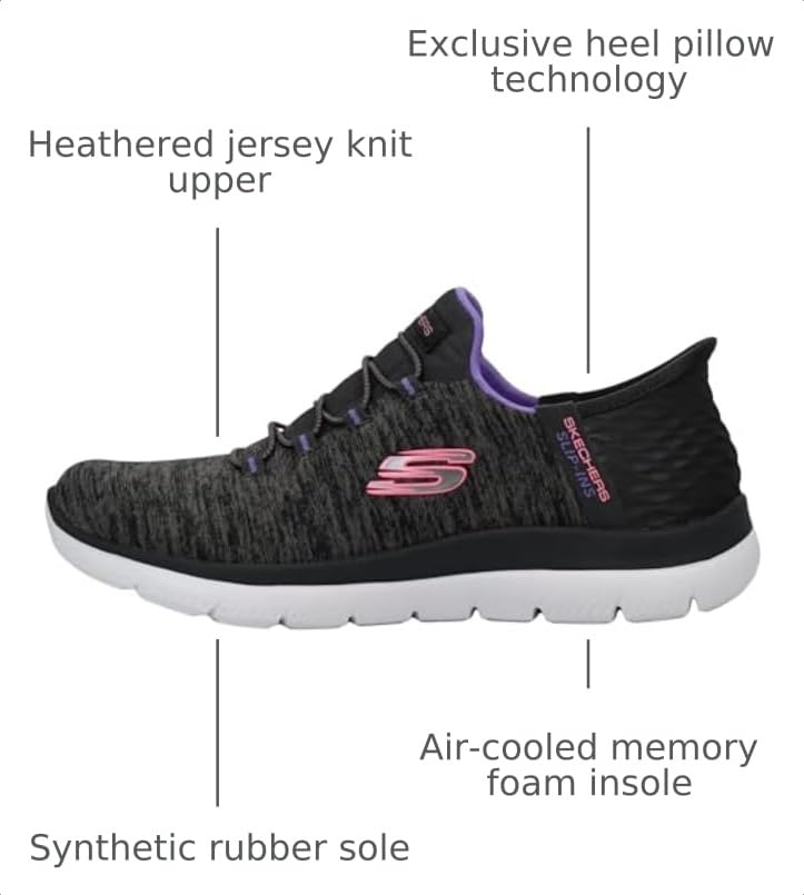 Image of Skechers Women's Summits Dazzling Haze Hands Free Slip-ins Sneaker