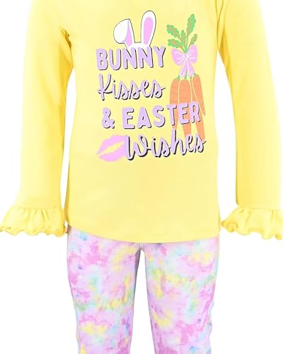 Image of Unique Baby Long Sleeve with Ruffle Leggings for Girls Kids Toddler Clothing Set Outfit