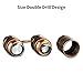 CIGARLOONG Cigar Punch Retractable and Screw Out Punch-2 Size Blades Cigar Hole Opener-Smoking Accessories (Gold1)